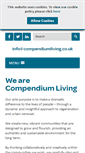Mobile Screenshot of compendiumliving.co.uk