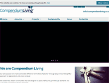 Tablet Screenshot of compendiumliving.co.uk